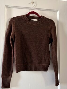 Banana Republic Women's Chocolate Brown Crewneck Sweater